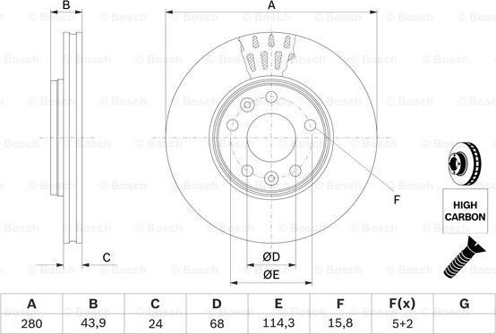 BOSCH 0 986 479 C62 - Əyləc Diski furqanavto.az