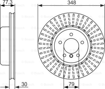 BOSCH 0 986 479 584 - Əyləc Diski furqanavto.az