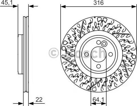 BOSCH 0 986 479 583 - Əyləc Diski furqanavto.az