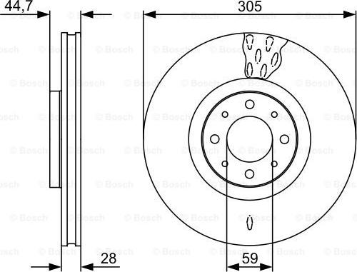 BOSCH 0 986 479 530 - Əyləc Diski furqanavto.az