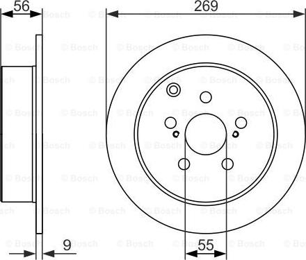 BOSCH 0 986 479 658 - Əyləc Diski furqanavto.az