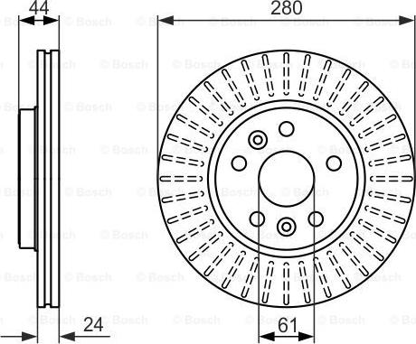 BOSCH 0 986 479 611 - Əyləc Diski furqanavto.az