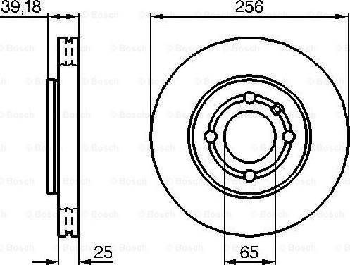 BOSCH 0 986 479 054 - Əyləc Diski furqanavto.az