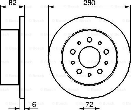 BOSCH 0 986 479 065 - Əyləc Diski furqanavto.az