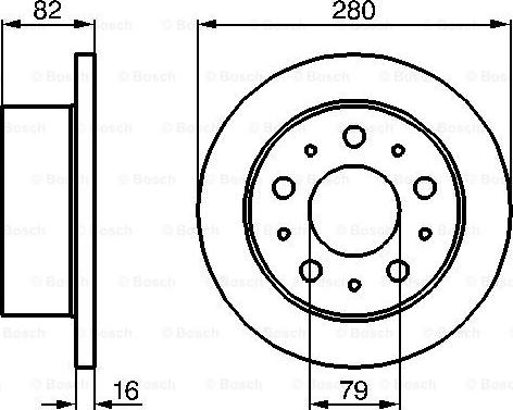 BOSCH 0 986 479 066 - Əyləc Diski furqanavto.az