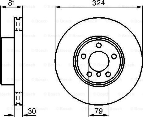 BOSCH 0 986 479 002 - Əyləc Diski furqanavto.az