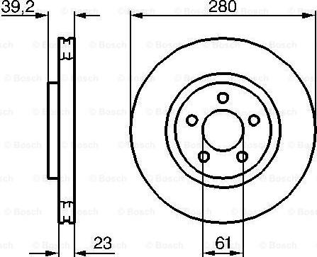 BOSCH 0 986 479 029 - Əyləc Diski furqanavto.az