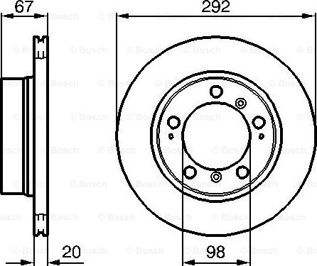 BOSCH 0 986 479 079 - Əyləc Diski furqanavto.az