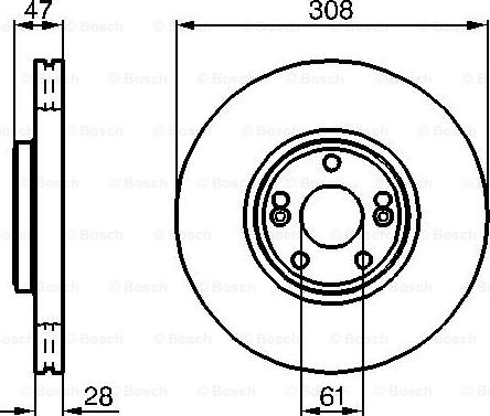 BOSCH 0 986 479 199 - Əyləc Diski furqanavto.az