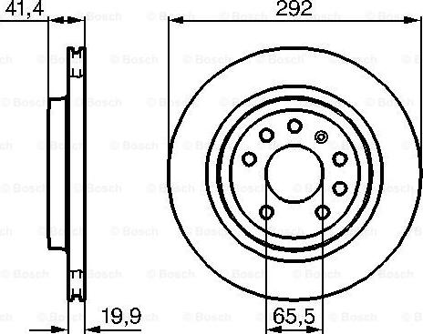 BOSCH 0 986 479 142 - Əyləc Diski furqanavto.az