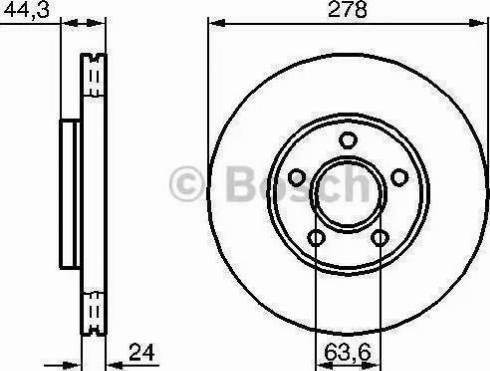 BOSCH 0 986 479 112 - Əyləc Diski furqanavto.az