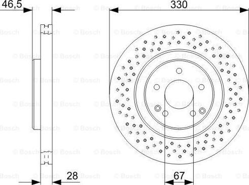 BOSCH 0 986 479 135 - Əyləc Diski furqanavto.az