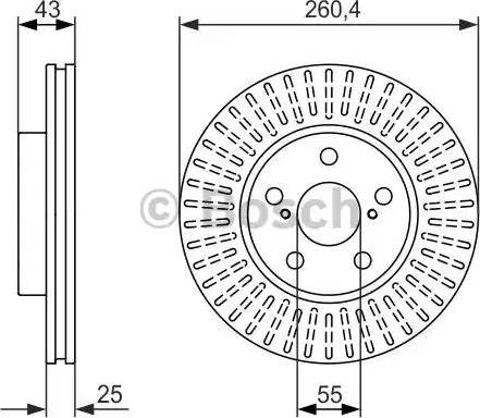 BOSCH 0 986 479 869 - Əyləc Diski furqanavto.az