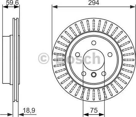 BOSCH 0 986 479 882 - Əyləc Diski furqanavto.az