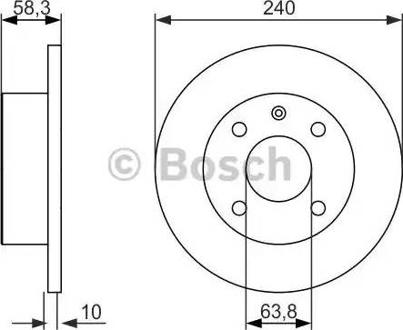 BOSCH 0 986 479 828 - Əyləc Diski furqanavto.az