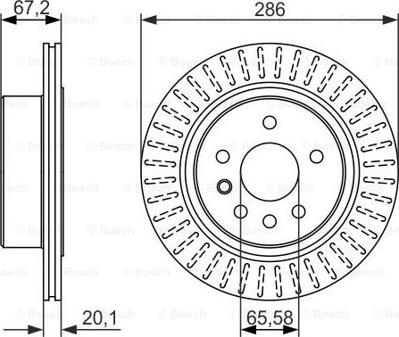 BOSCH 0 986 479 394 - Əyləc Diski furqanavto.az