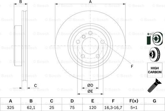 BOSCH 0 986 479 348 - Əyləc Diski furqanavto.az