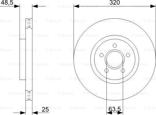 BOSCH 0 986 479 310 - Əyləc Diski furqanavto.az