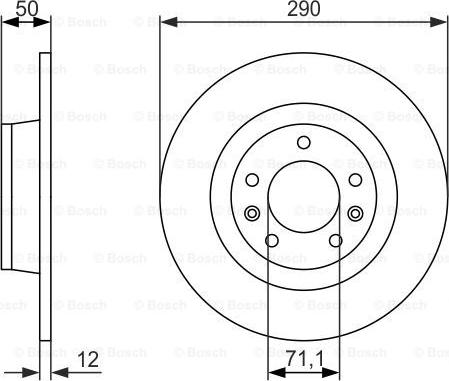 BOSCH 0 986 479 311 - Əyləc Diski furqanavto.az