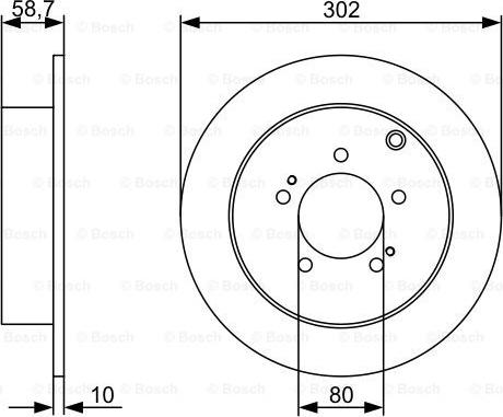 BOSCH 0 986 479 318 - Əyləc Diski furqanavto.az