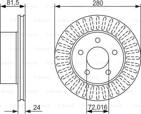 BOSCH 0 986 479 386 - Əyləc Diski furqanavto.az