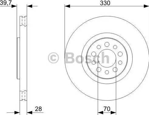 BOSCH 0 986 479 324 - Əyləc Diski furqanavto.az