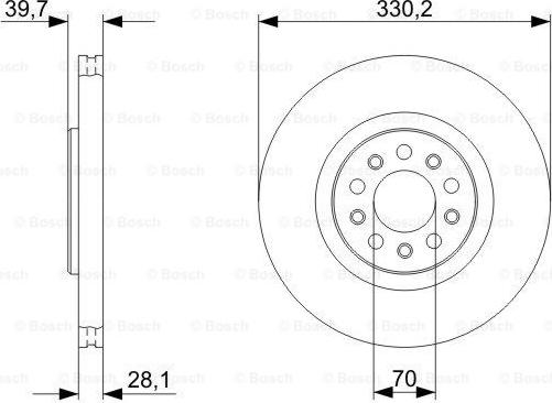 BOSCH 0 986 479 290 - Əyləc Diski furqanavto.az