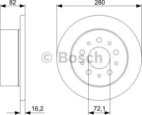 BOSCH 0 986 479 298 - Əyləc Diski furqanavto.az