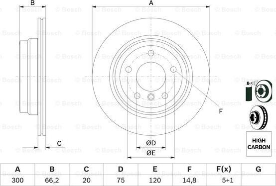 BOSCH 0 986 479 263 - Əyləc Diski furqanavto.az