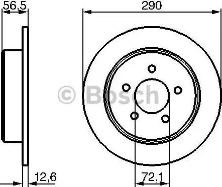 BOSCH 0 986 479 205 - Əyləc Diski furqanavto.az