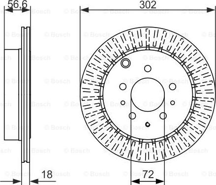 BOSCH 0 986 479 757 - Əyləc Diski furqanavto.az