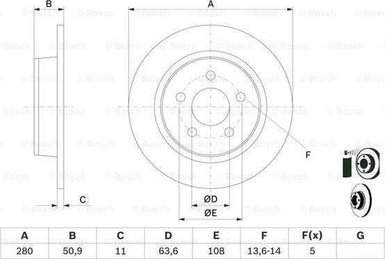 BOSCH 0 986 479 762 - Əyləc Diski furqanavto.az