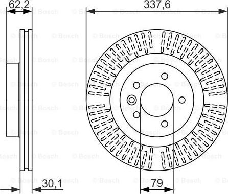 BOSCH 0 986 479 705 - Əyləc Diski furqanavto.az