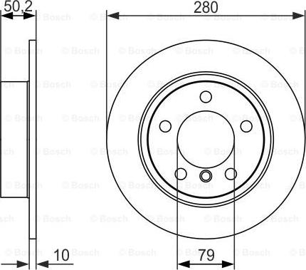 BOSCH 0 986 479 728 - Əyləc Diski furqanavto.az