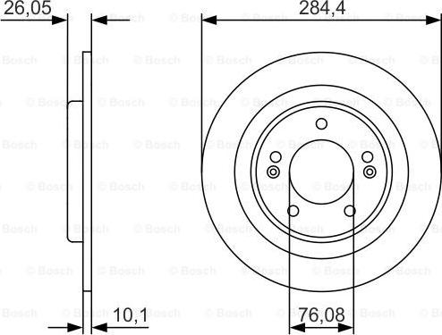 BOSCH 0 986 479 A15 - Əyləc Diski furqanavto.az