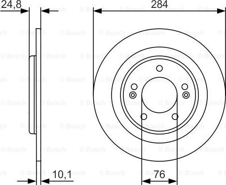 BOSCH 0 986 479 A13 - Əyləc Diski furqanavto.az