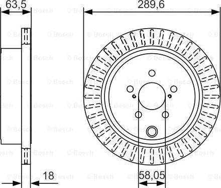 BOSCH 0 986 479 A83 - Əyləc Diski furqanavto.az