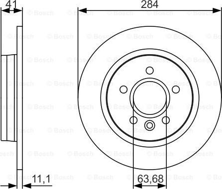 BOSCH 0 986 479 A36 - Əyləc Diski furqanavto.az