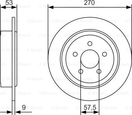 BOSCH 0 986 479 A79 - Əyləc Diski furqanavto.az