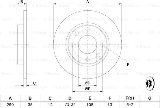 BOSCH 0 986 479 B86 - Əyləc Diski furqanavto.az