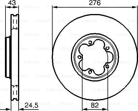 BOSCH 0 986 479 B28 - Əyləc Diski furqanavto.az