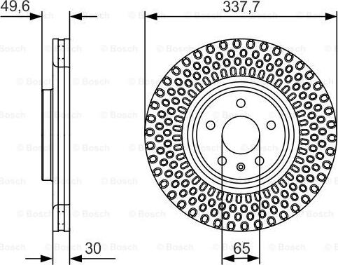 BOSCH 0 986 479 C90 - Əyləc Diski furqanavto.az