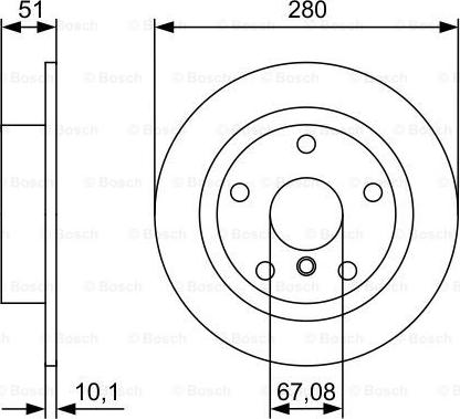 BOSCH 0 986 479 C92 - Əyləc Diski furqanavto.az