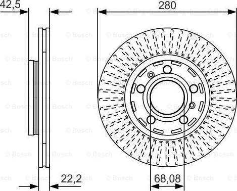 BOSCH 0 986 479 C89 - Əyləc Diski furqanavto.az