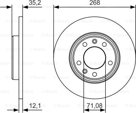 BOSCH 0 986 479 C24 - Əyləc Diski furqanavto.az