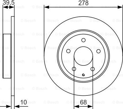 BOSCH 0 986 479 C22 - Əyləc Diski furqanavto.az