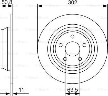 BOSCH 0 986 479 D37 - Əyləc Diski furqanavto.az