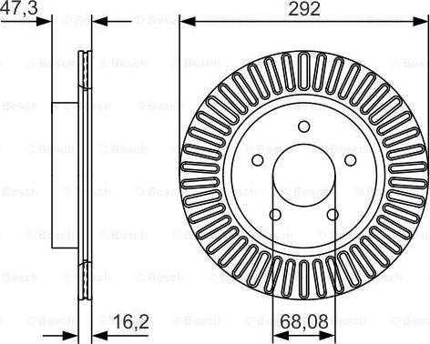 BOSCH 0 986 479 D20 - Əyləc Diski furqanavto.az