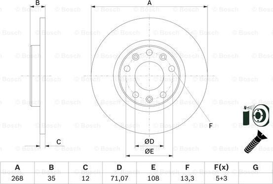 BOSCH 0 986 479 E94 - Əyləc Diski furqanavto.az