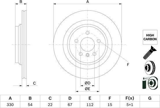 BOSCH 0 986 479 E97 - Əyləc Diski furqanavto.az